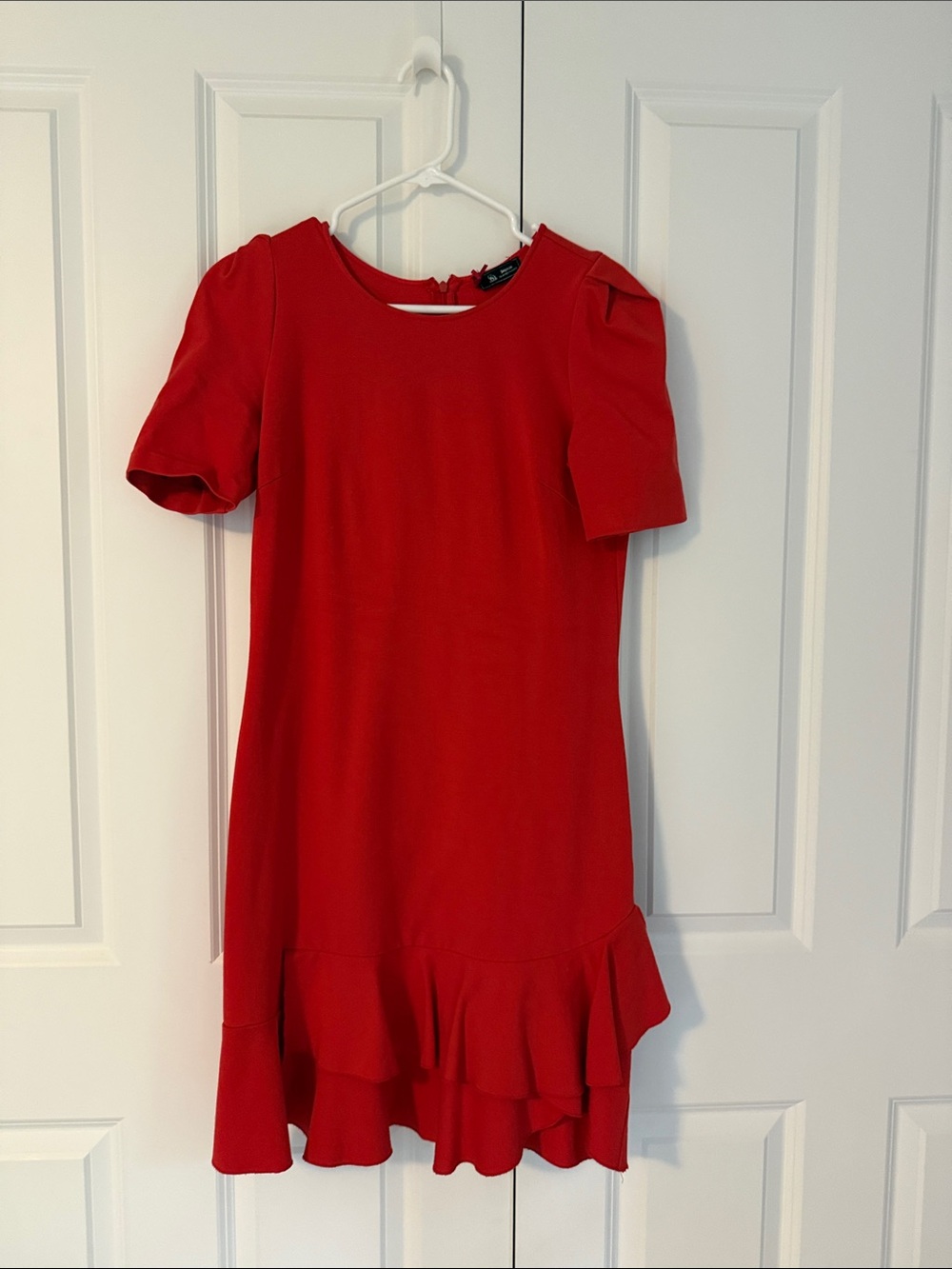Women’s Short Sleeve Ruffle Hem Casual Dress